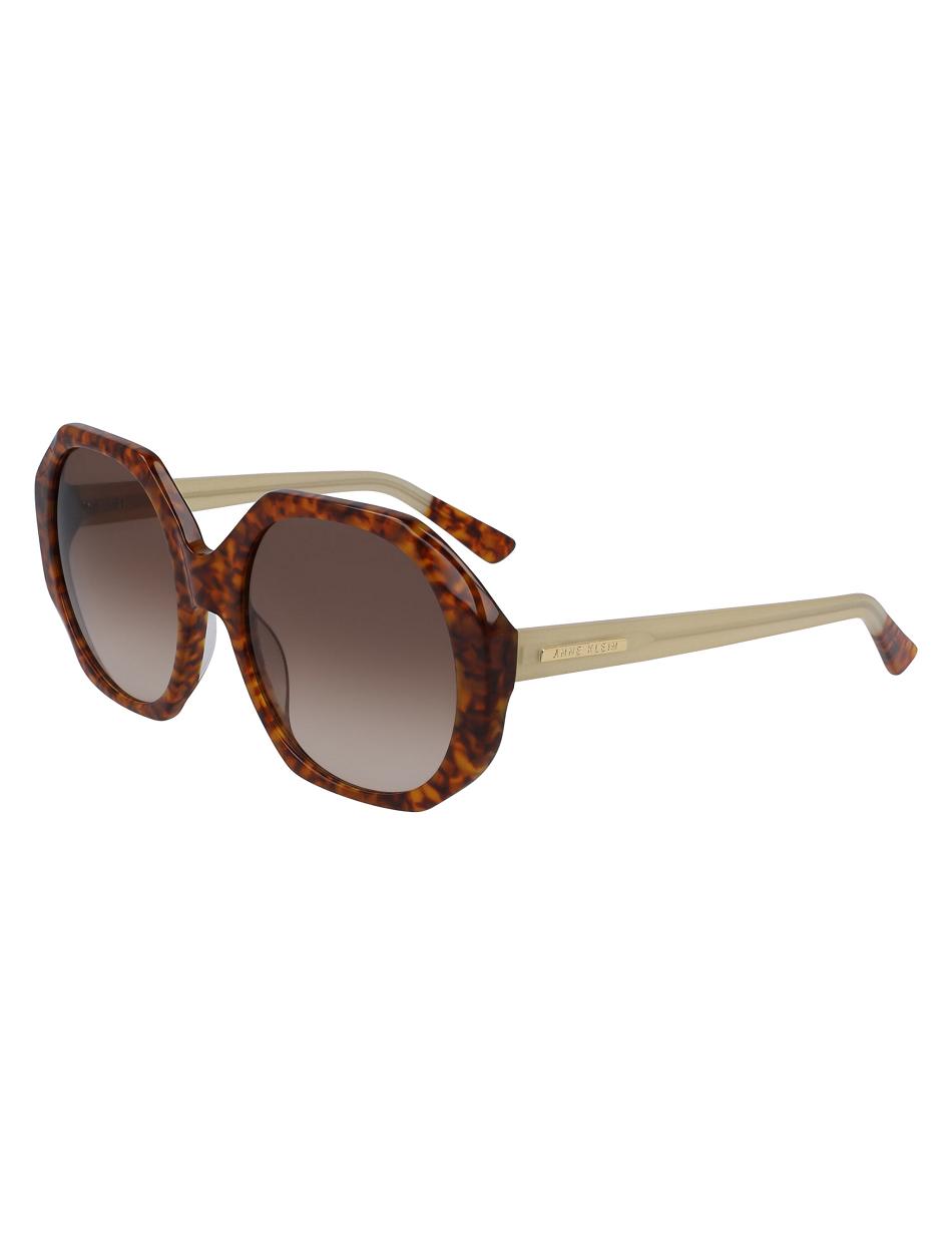 Meilleures ventes Anne Klein Tortoise Geometric Oversized Sunglasses   | KWT-7375261